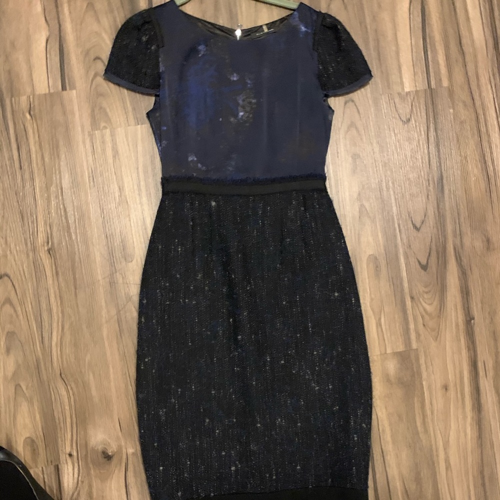 Elie Tahari silk and tweed dress size 6